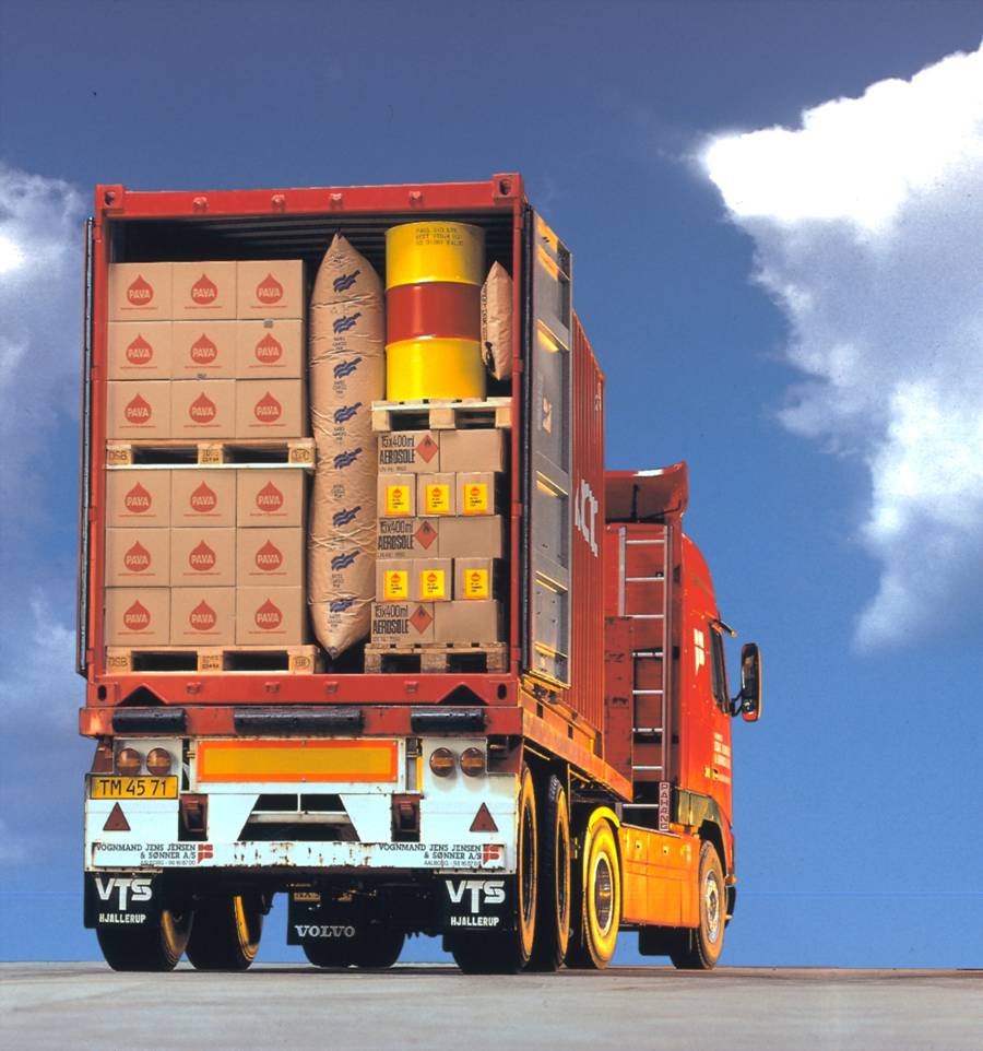 Zabezpieczony ładunek podczas transportu - PRO-TRANS